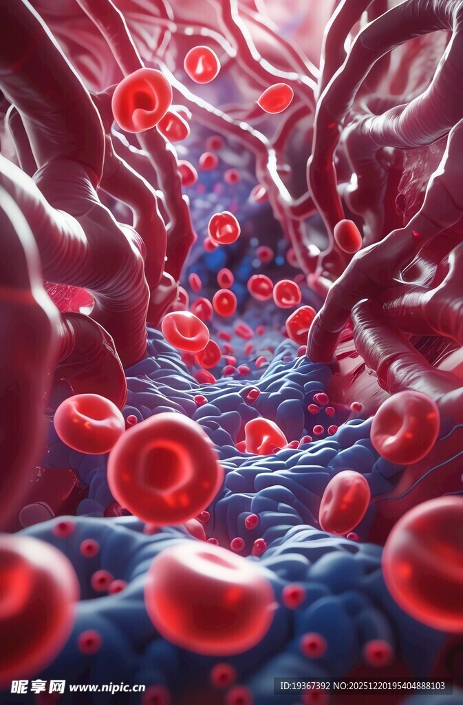 血管内的红细胞流动