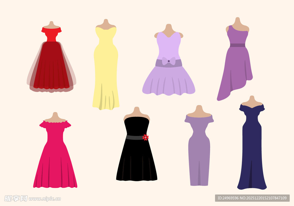 时尚女士连衣裙