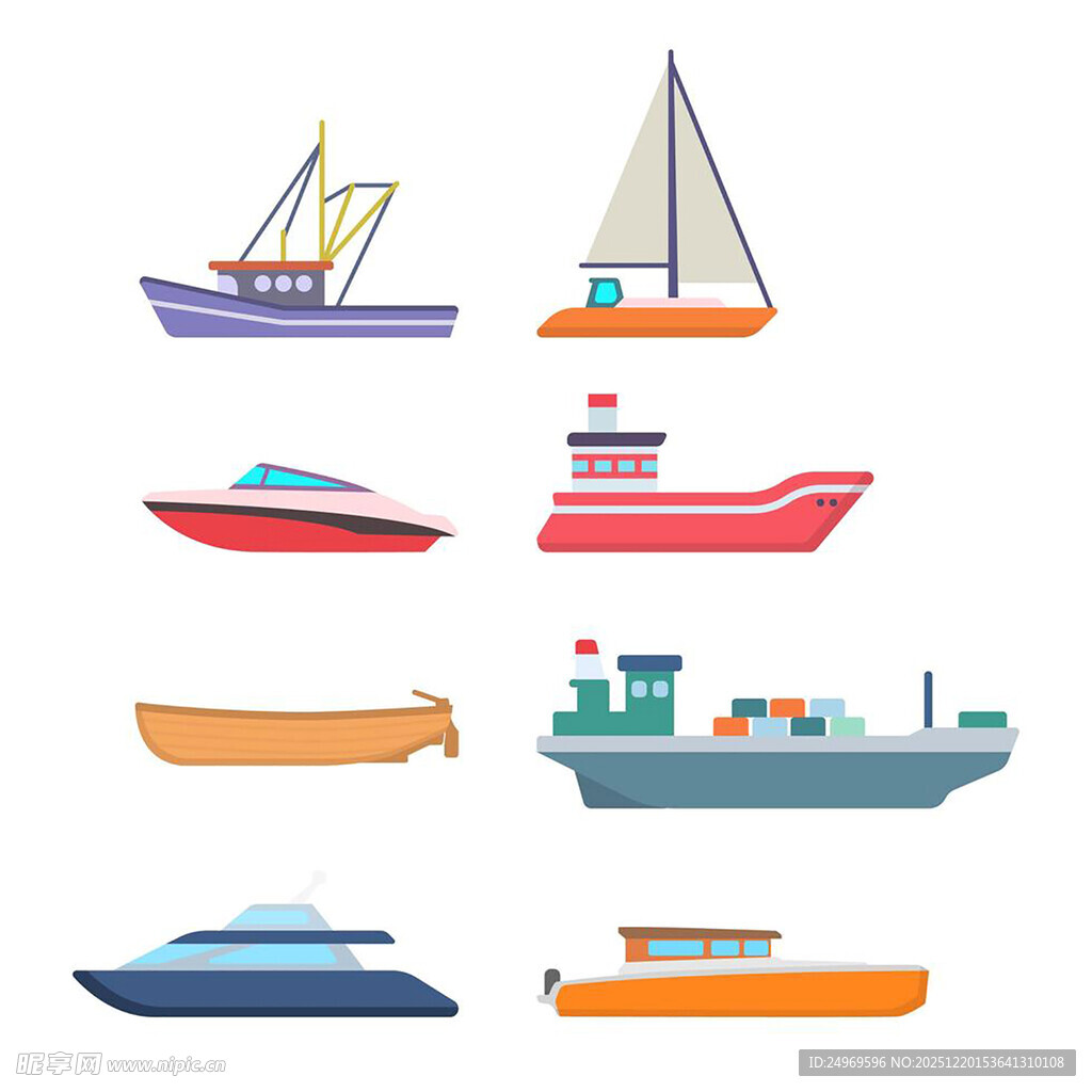 船只插图