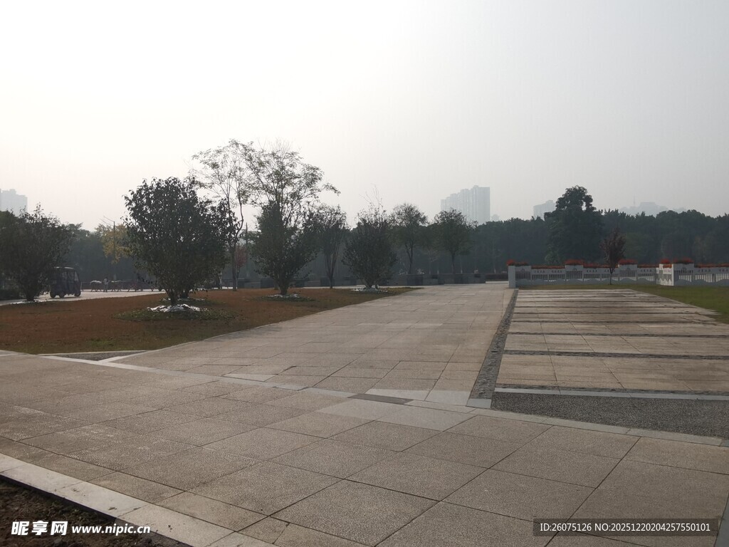 开阔广场景观