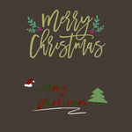 圣诞快乐装饰图案