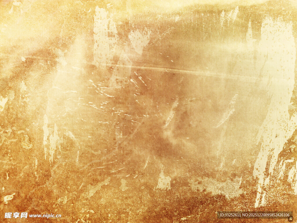 复古棕黄斑驳纹理背景