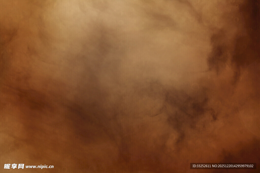 棕褐色烟雾朦胧背景图