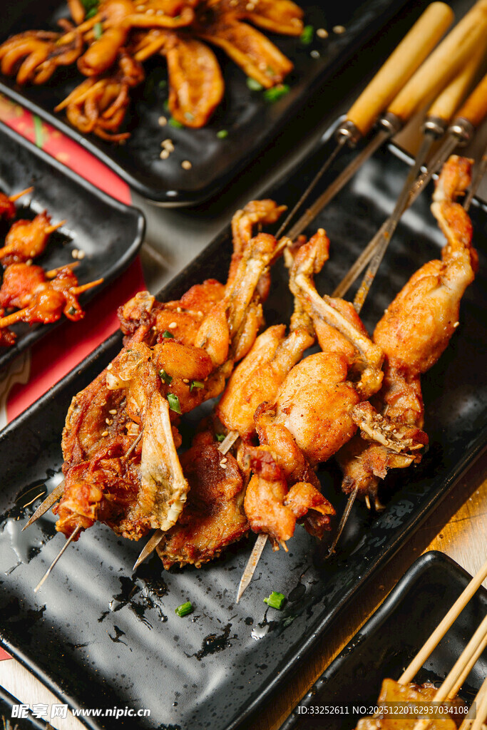 美味多样的特色烧烤美食