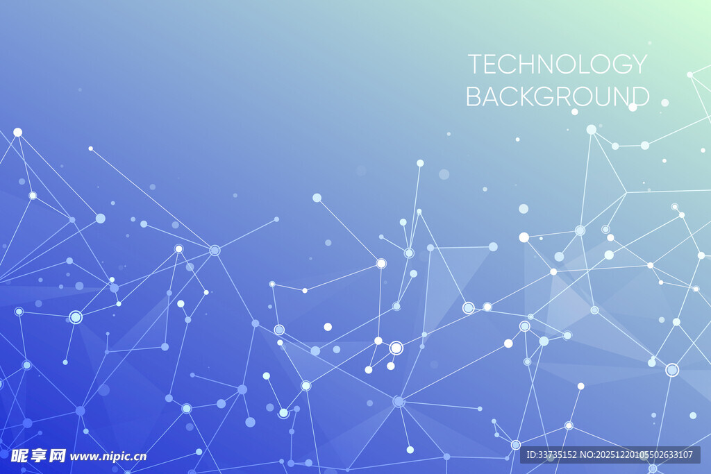 蓝色科技背景展板