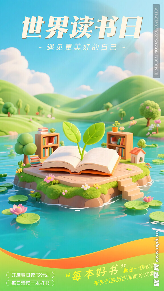 世界读书日创意场景布置