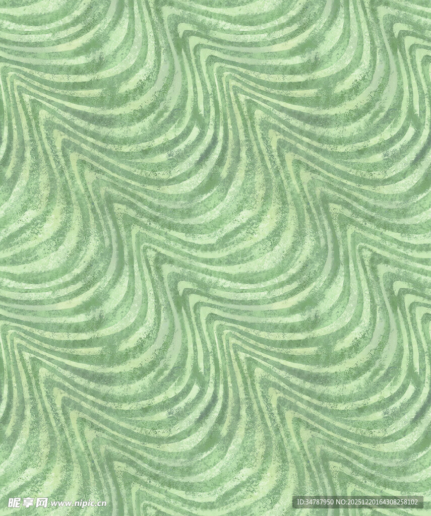 浅绿色波浪纹理图案