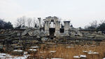 圆明园遗址雪景