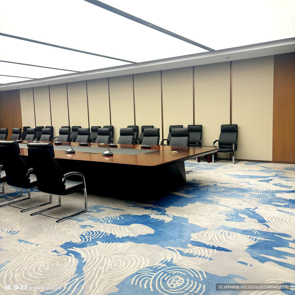 现代风格会议室内部场景
