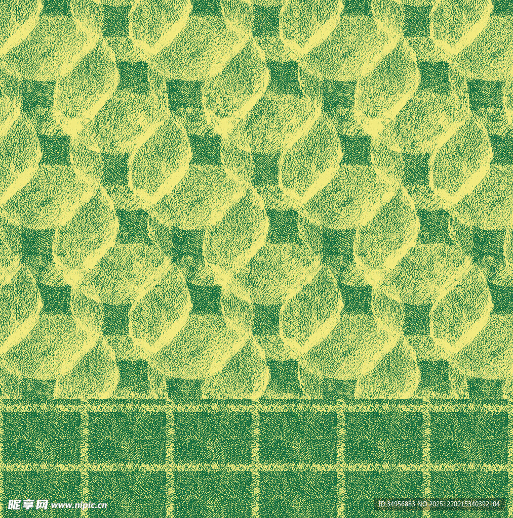 绿色几何图案纹理背景