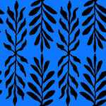 蓝色叶形图案纹理背景