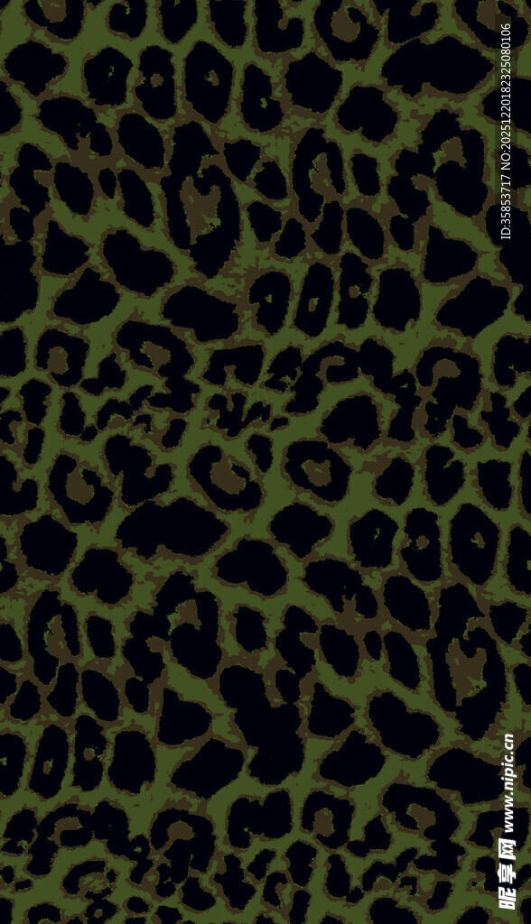 绿色豹纹图案纹理背景