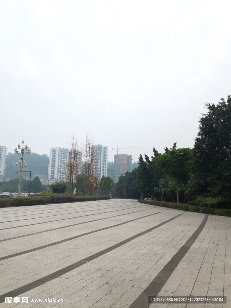 城市开阔广场景观