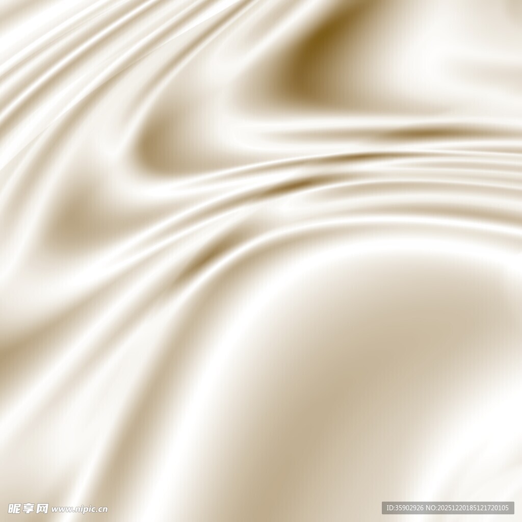 米白色丝绸纹理特写