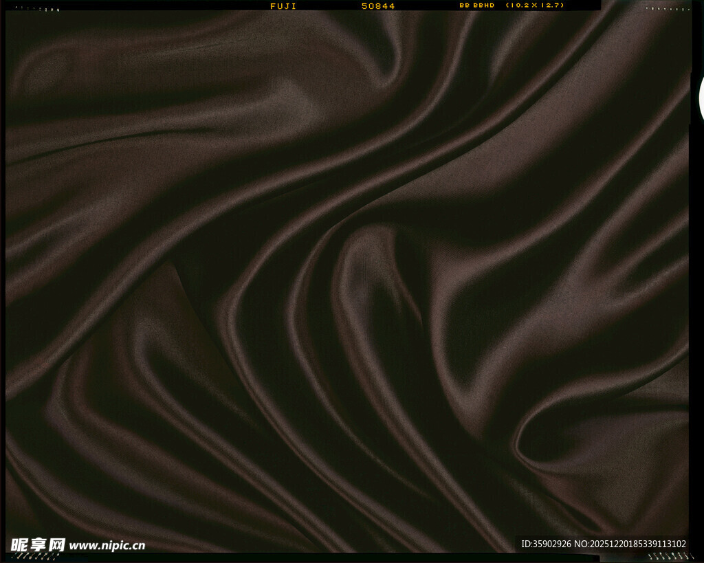 深棕色绸缎纹理