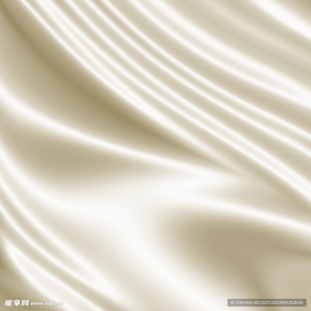 米白色丝绸纹理特写