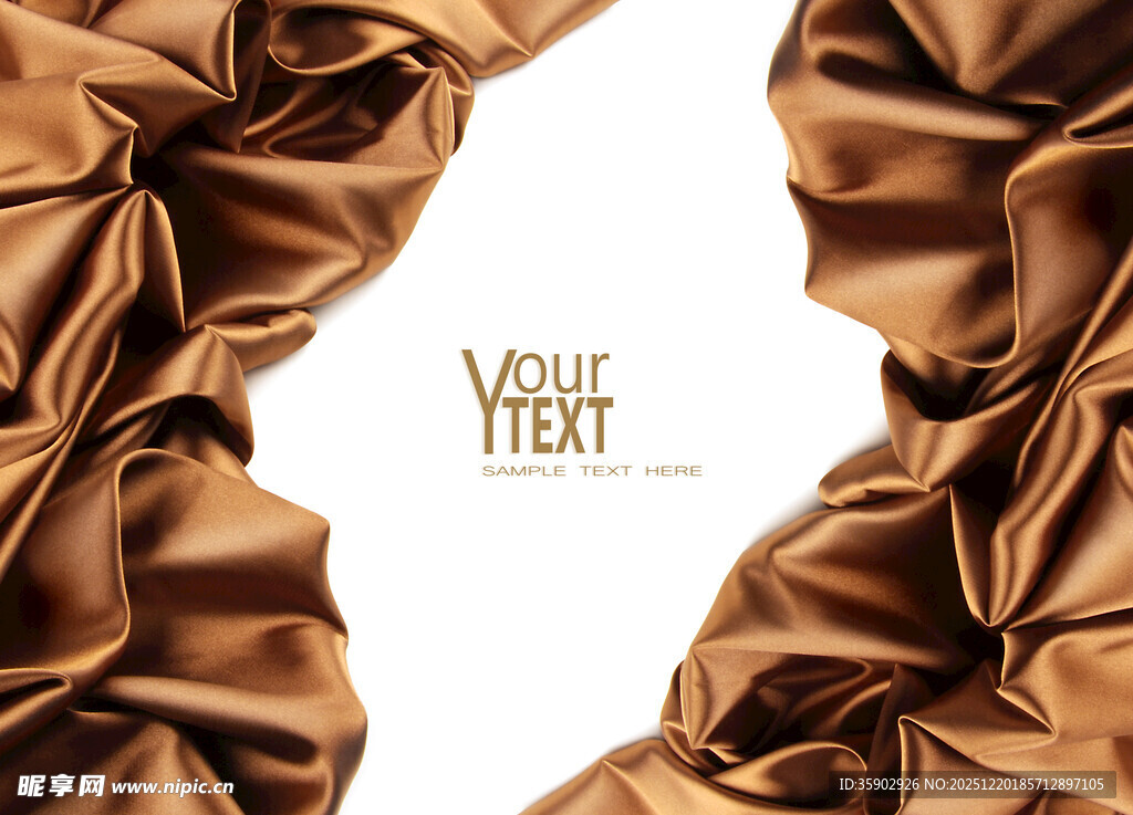棕色绸缎背景