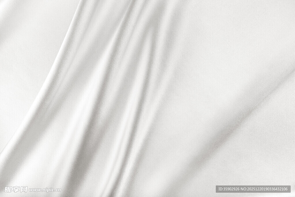 白色轻柔丝绸纹理