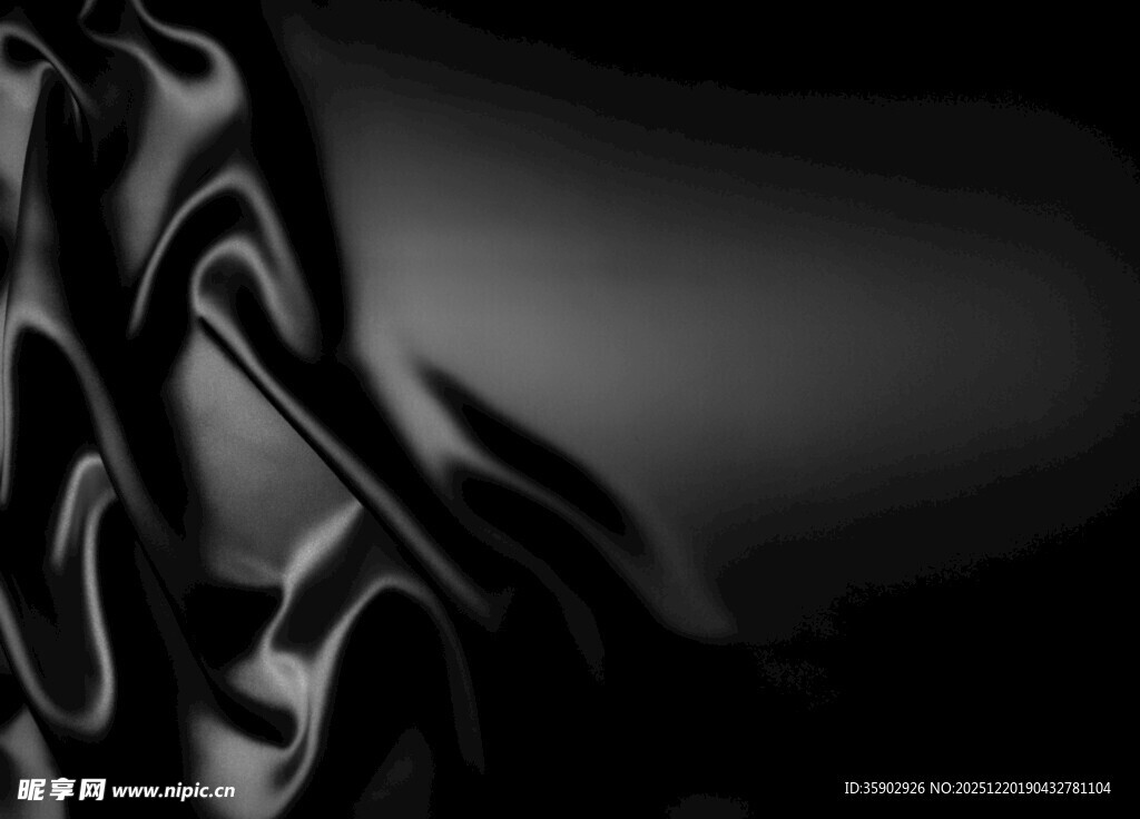 黑色抽象流动纹理背景