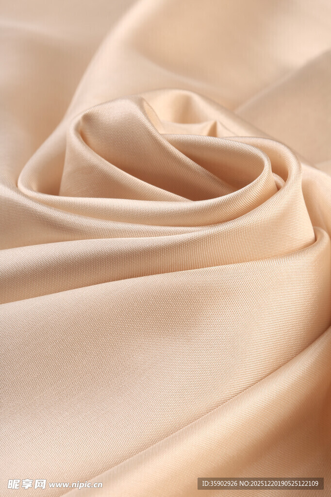 米色调柔软丝绸面料