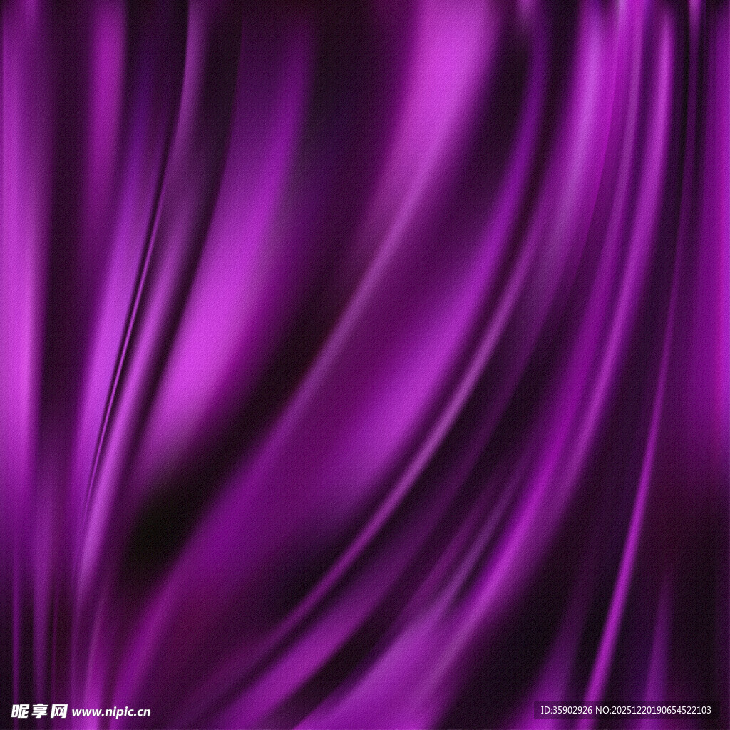 紫色丝绸纹理背景图