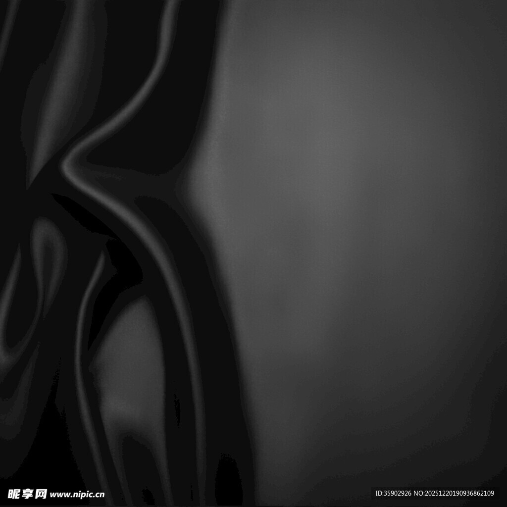 黑色丝绸质感背景纹理