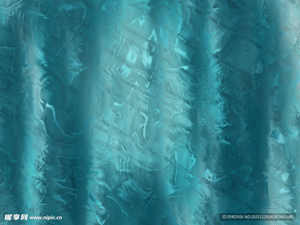 蓝绿色抽象纹理背景图