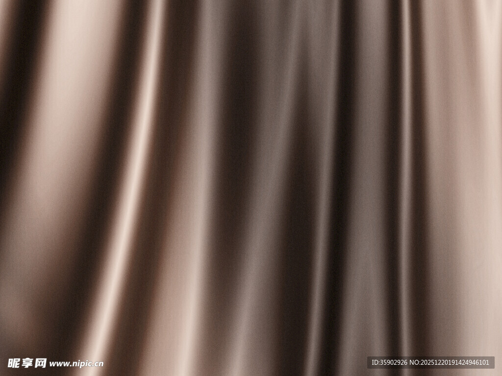 棕色丝绸质感布料纹理