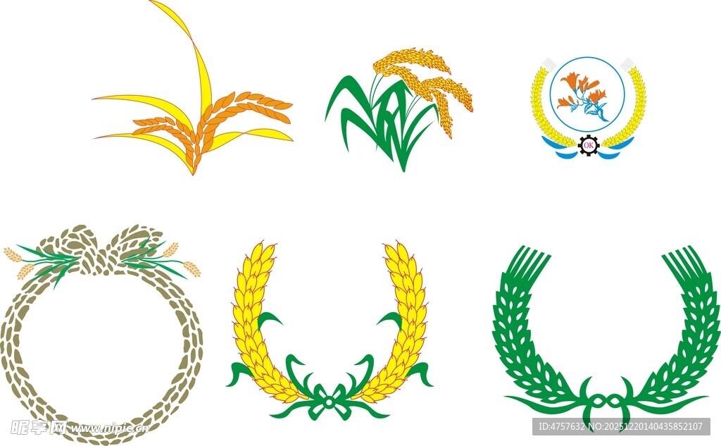 多样植物装饰图案设计