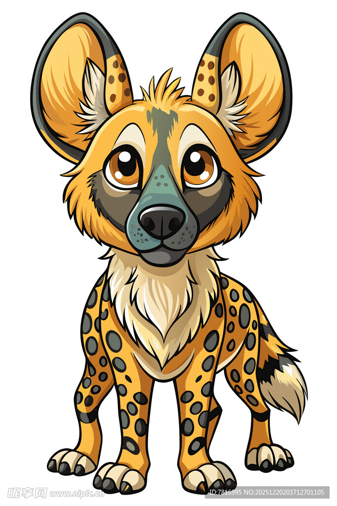 卡通风格彩色昆虫插画