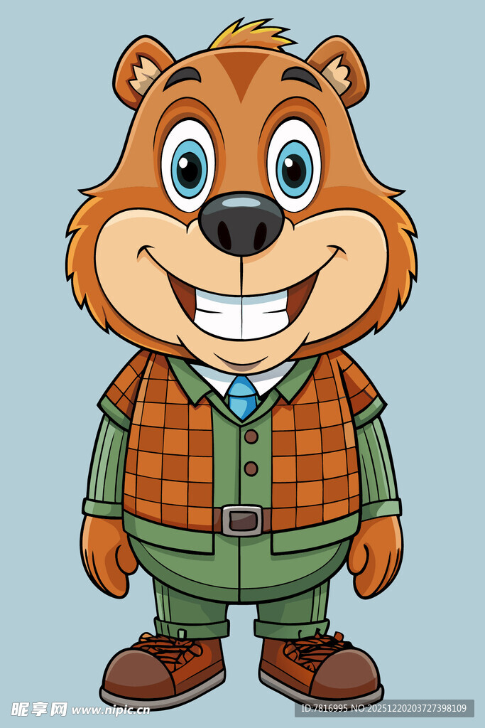 可爱卡通小熊形象