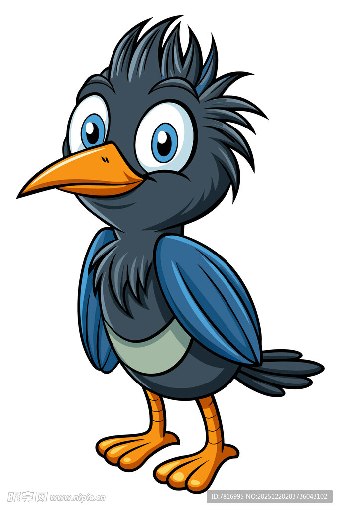 可爱卡通小鸟形象