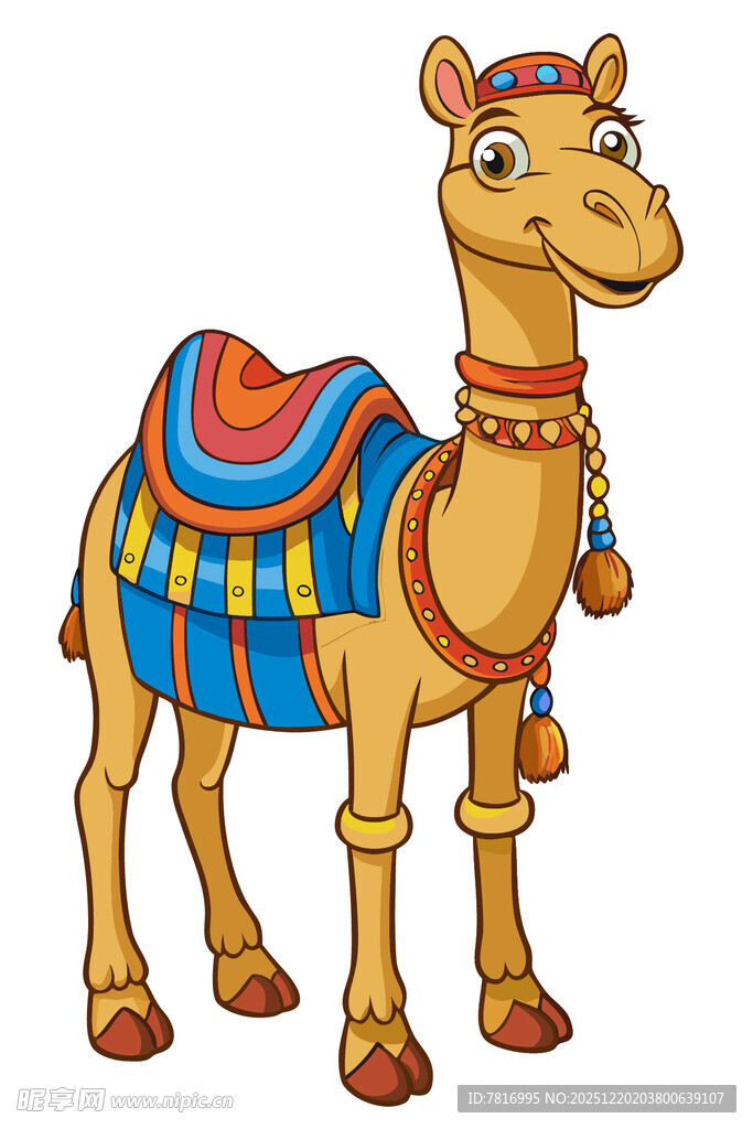 卡通骆驼形象