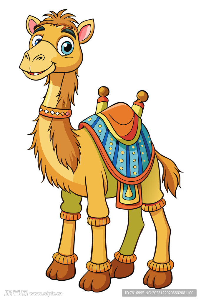 卡通骆驼形象