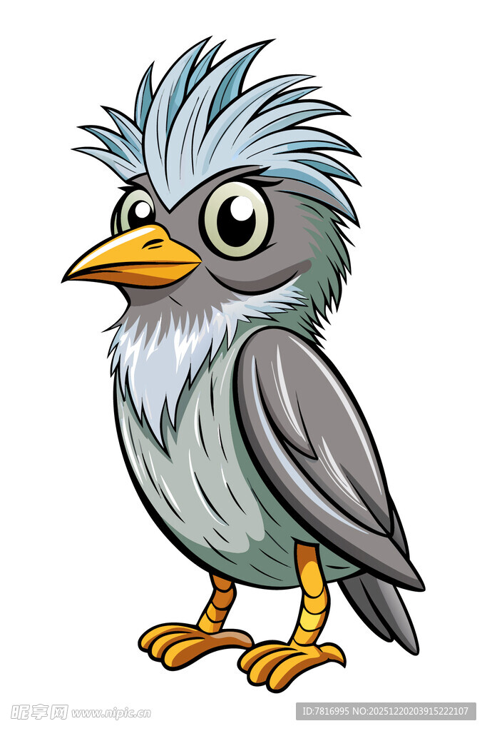 可爱卡通小鸟形象