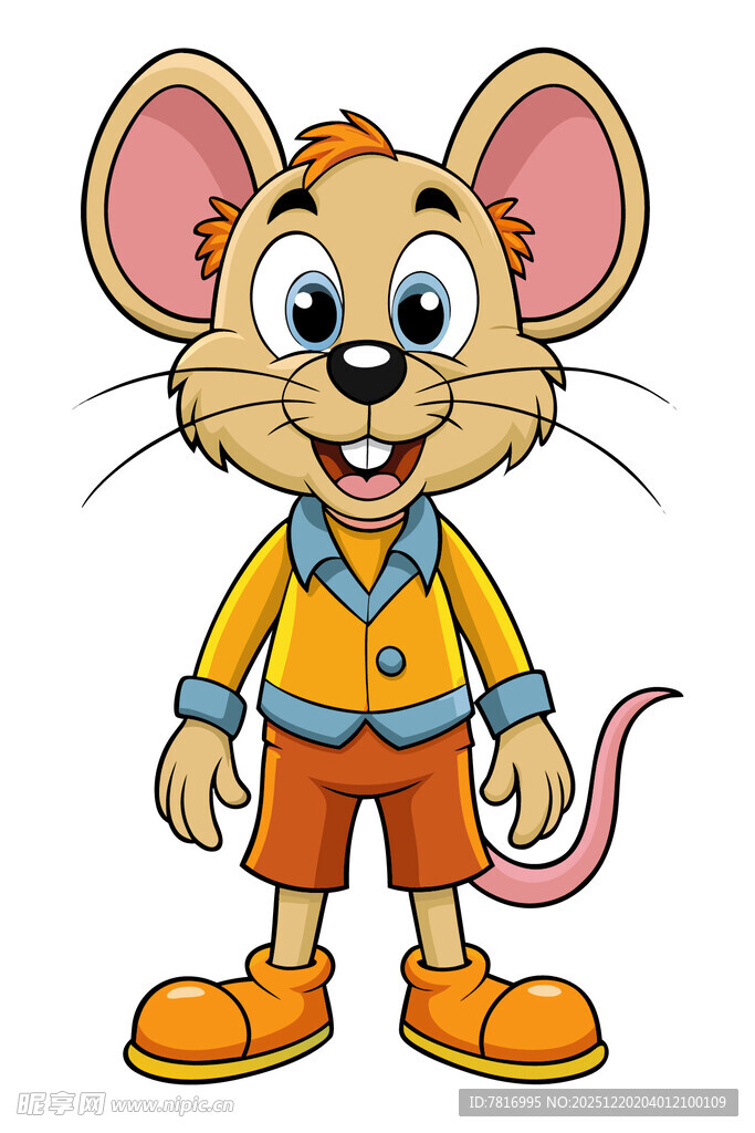 可爱卡通老鼠形象