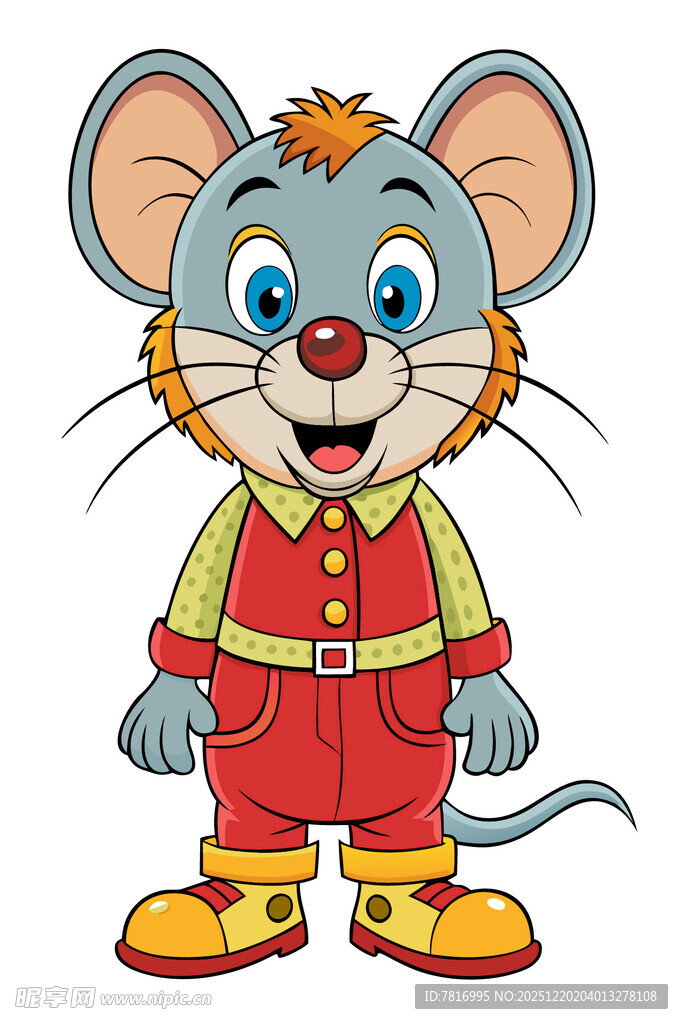 可爱卡通老鼠形象
