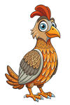 卡通公鸡形象