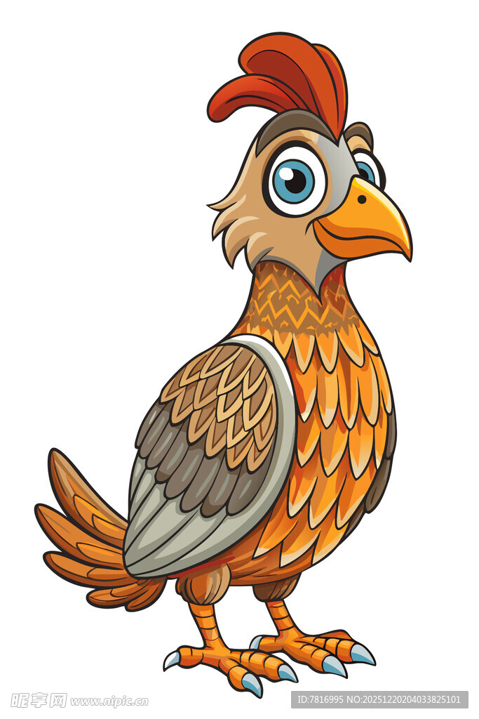 卡通公鸡形象