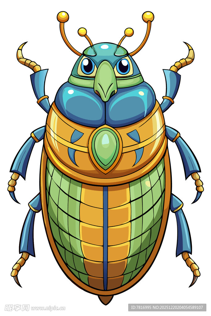 卡通甲虫形象设计