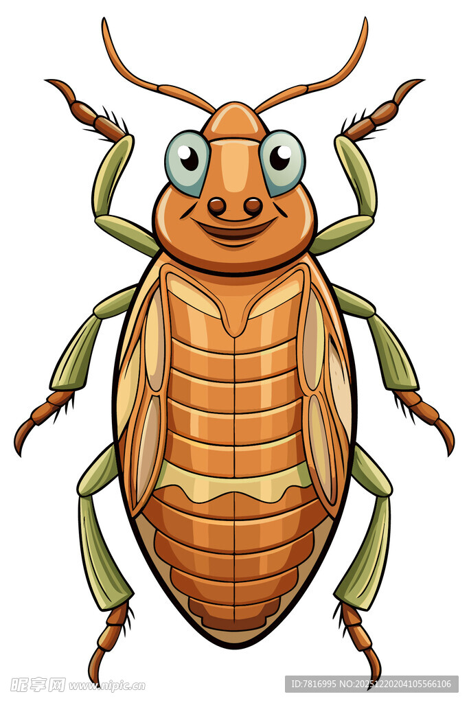 可爱卡通甲虫形象