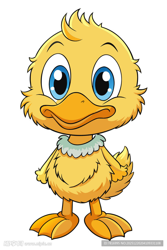 可爱小黄鸭卡通形象