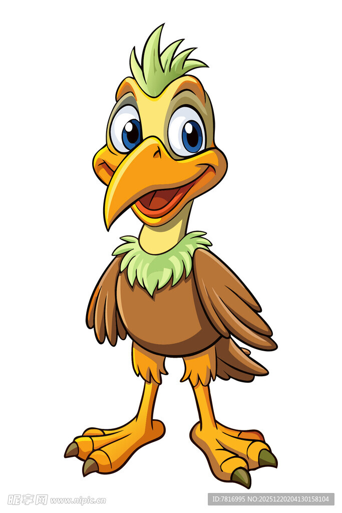 可爱卡通小鸟形象