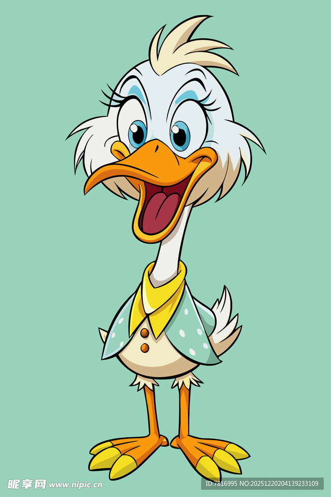 可爱卡通小鸟形象