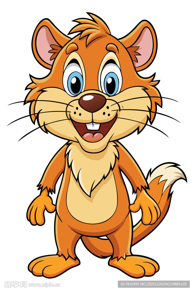 可爱卡通小猫形象