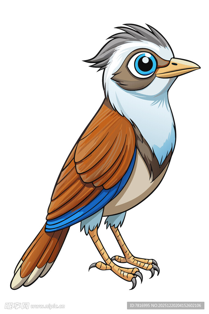 可爱卡通小鸟形象