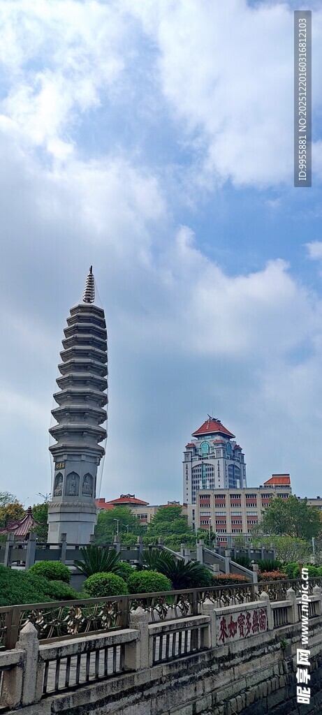 福建厦门古塔风景