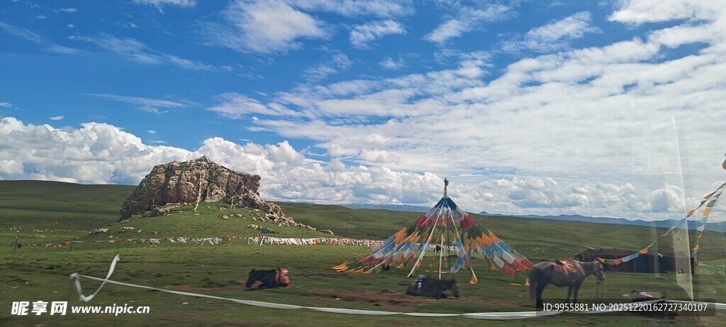 甘肃青海环线草原风光与游乐设施