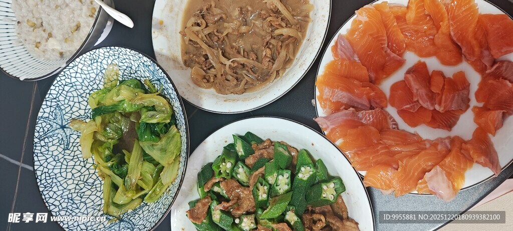 美食美味多样美味菜肴展示