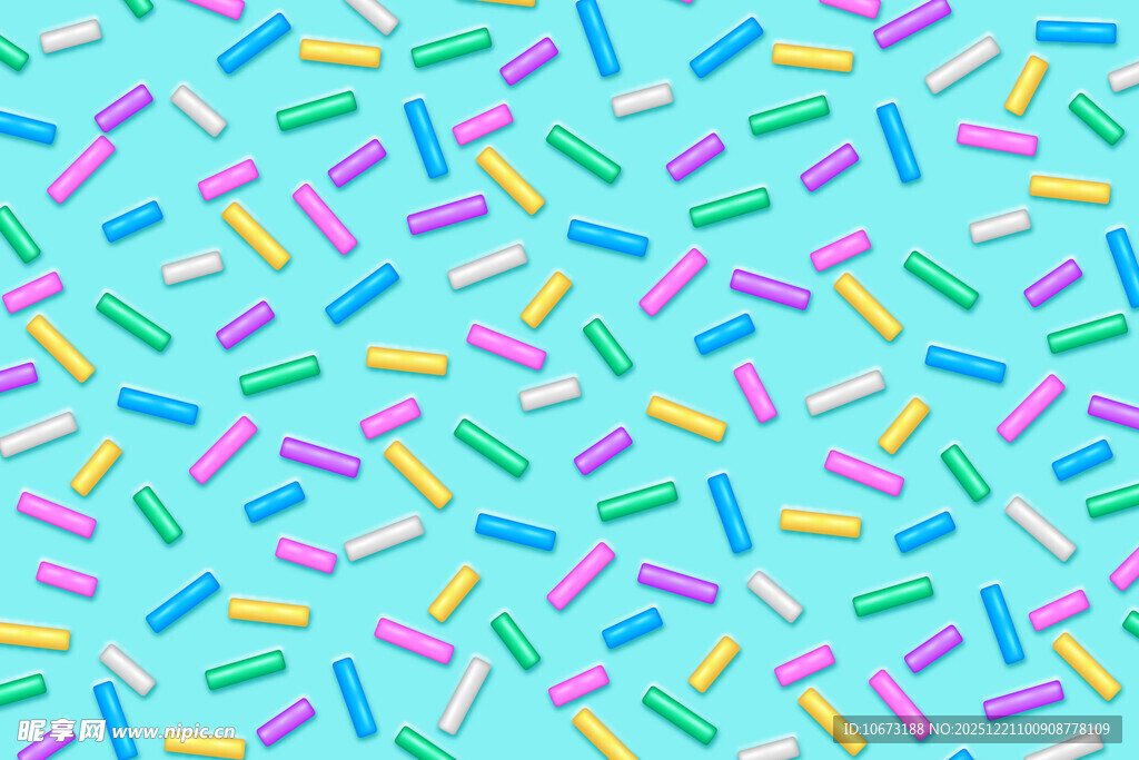 多彩糖果碎屑背景图案